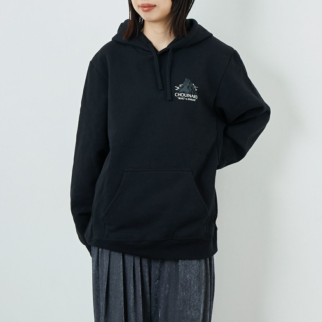 patagonia [パタゴニア] シュイナード クレスト アップライザル フーディ [39700] BLK &&モデル身長：162cm 着用サイズ：S&&