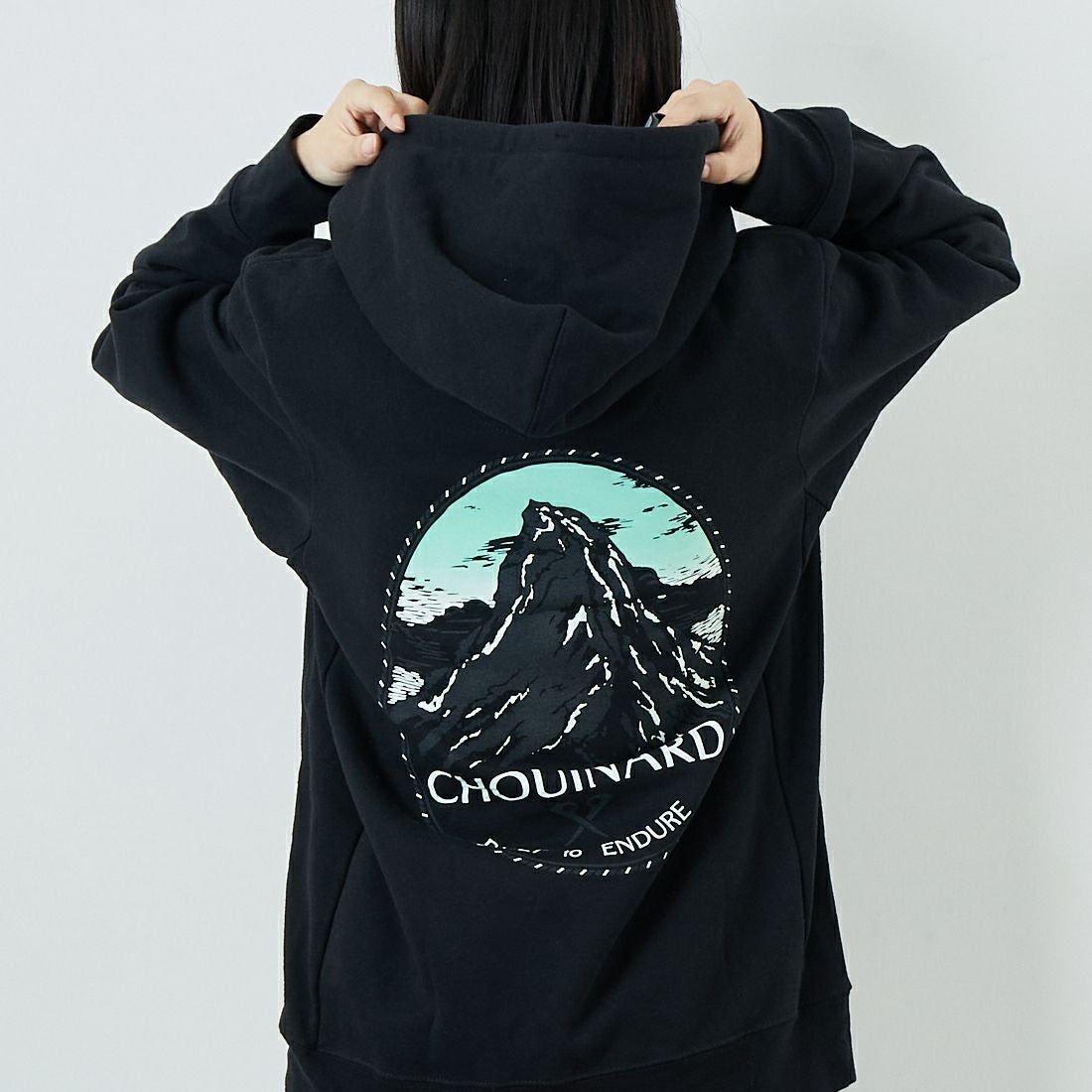 patagonia [パタゴニア] シュイナード クレスト アップライザル フーディ [39700] BLK &&モデル身長：162cm 着用サイズ：S&&