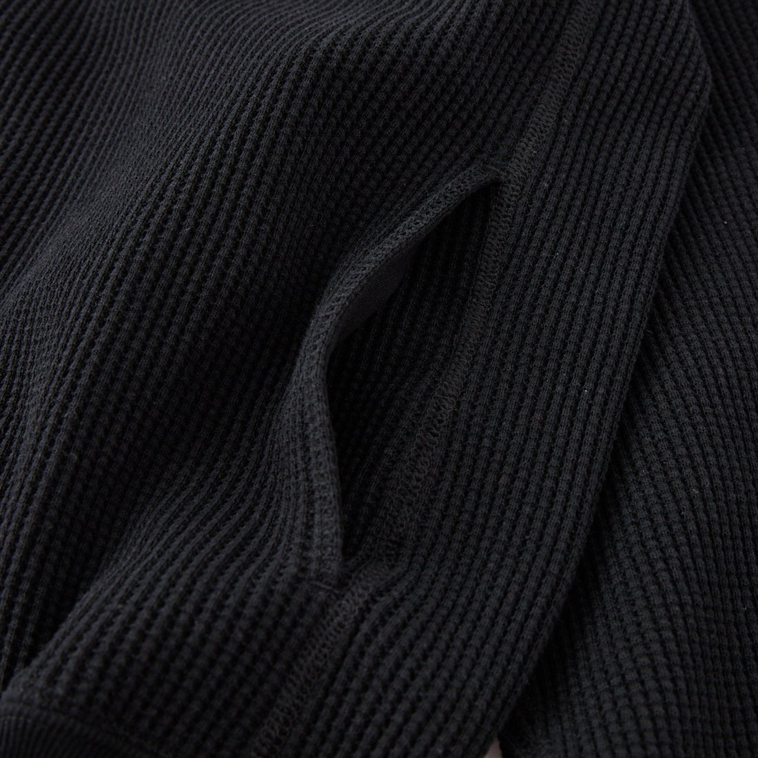 A VONTADE [アボンタージ] ビッグワッフル ドライバーズジップカーディガン [VTD-0602-CS] 3 BLACK