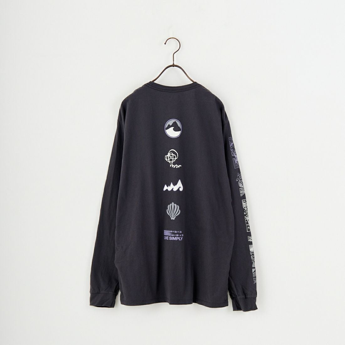 patagonia [パタゴニア] メンズ ロングスリーブ ロングウェイラウンド オーガニックTシャツ [37821] INBK