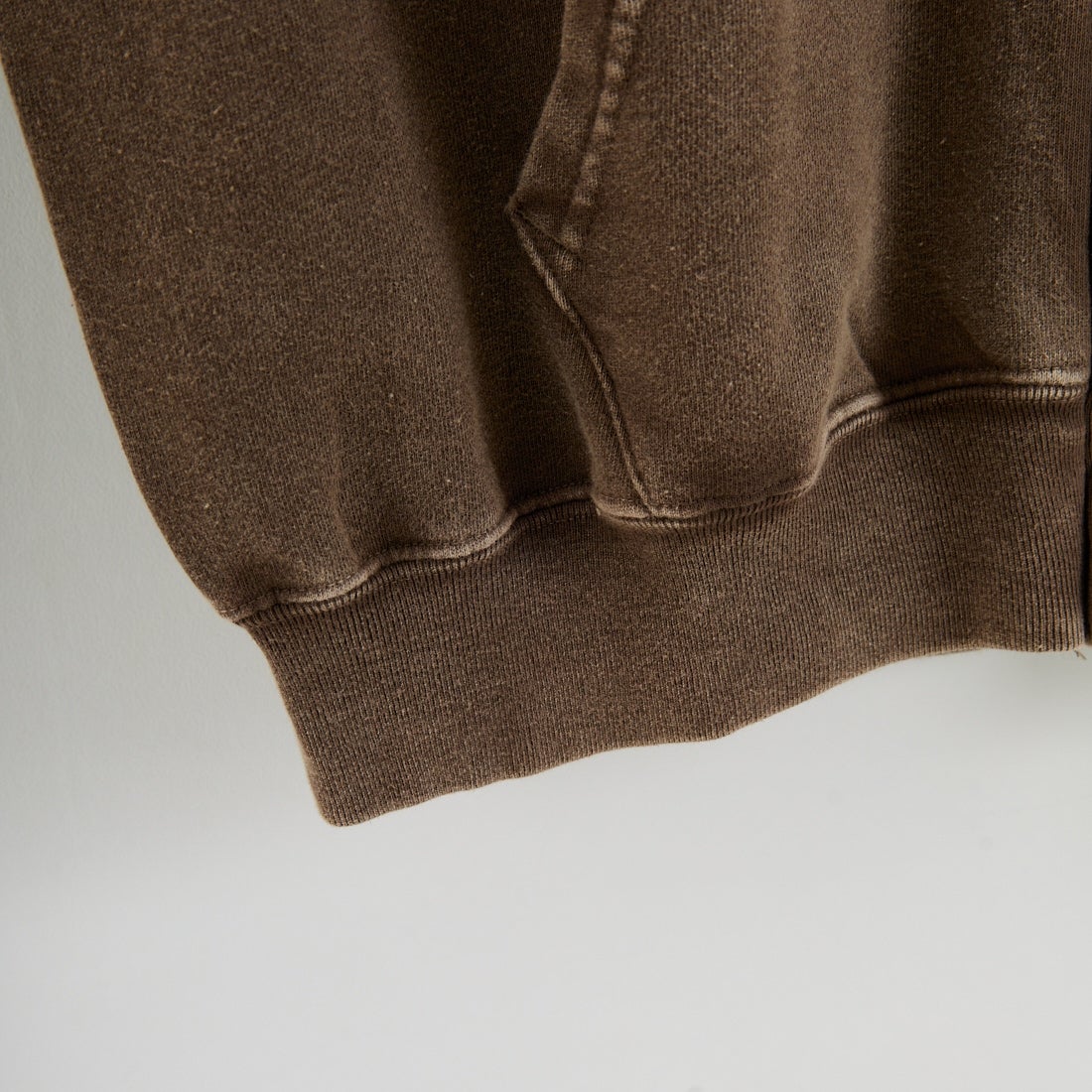 Jeans Factory Clothes [ジーンズファクトリークローズ] T/C ケミカル加工 裏毛ジップパーカー [2523-467IN] BROWN