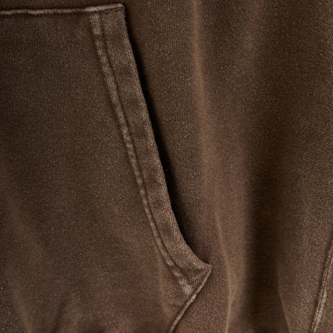Jeans Factory Clothes [ジーンズファクトリークローズ] T/C ケミカル加工 裏毛ジップパーカー [2523-467IN] BROWN