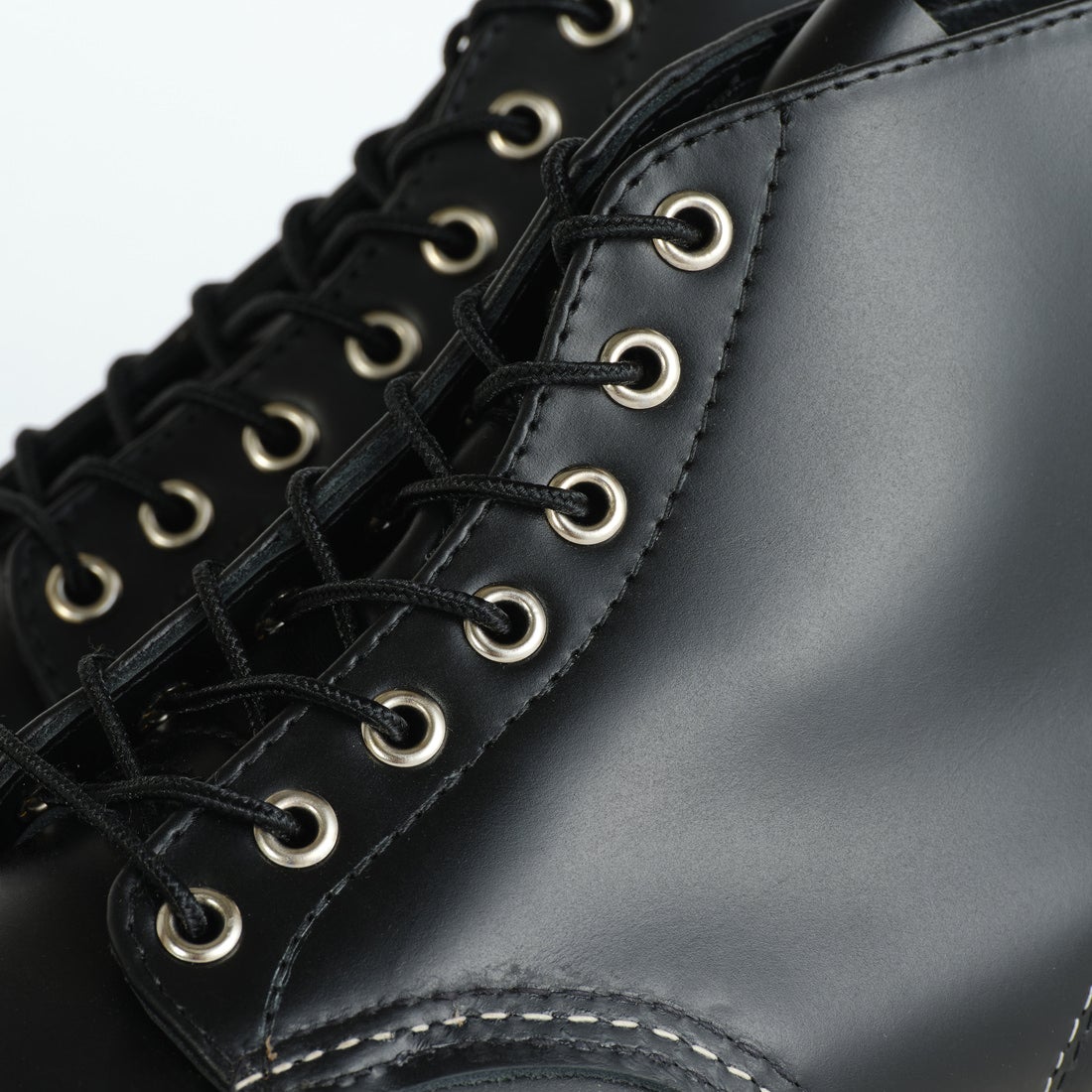 RED WING [レッドウィング] 6インチ クラシックラウンド Dワイズ [8165] ﾌﾞﾗｯｸ ｸﾛｰﾑ