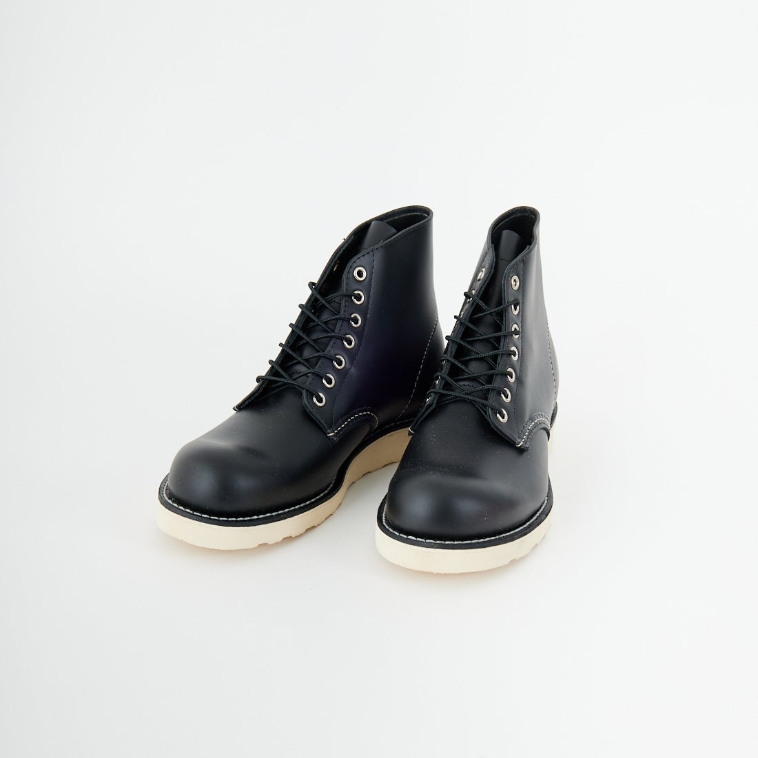 RED WING [レッドウィング] 6インチ クラシックラウンド Dワイズ [8165] ﾌﾞﾗｯｸ ｸﾛｰﾑ