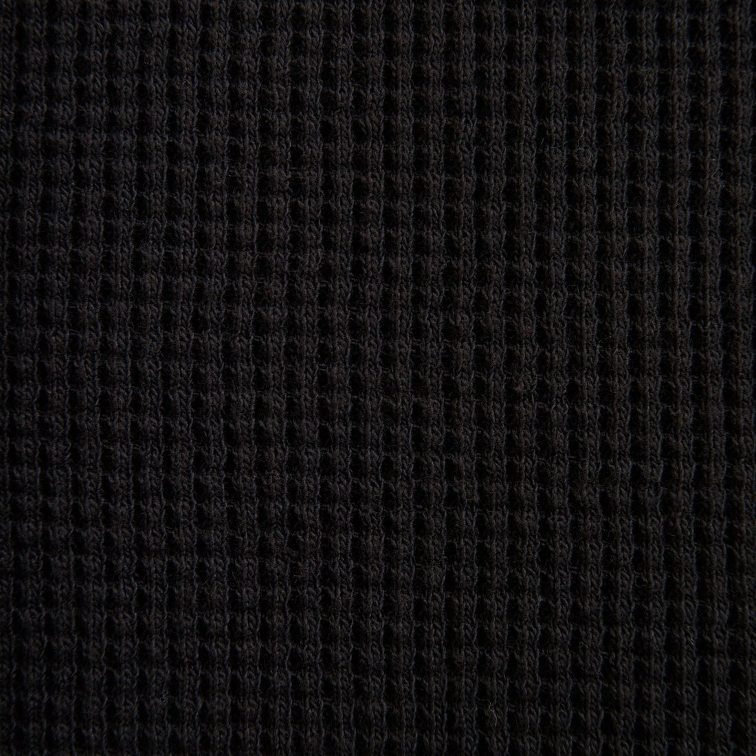Name. [ネーム] ワッフルサイドリブ ルーズスリーブTシャツ [NMCU-047] BLACK