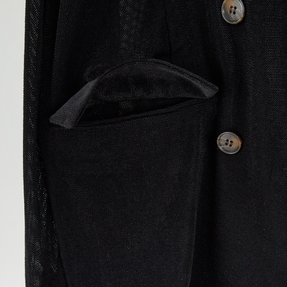 CLOCHE [クロシェ] メッシュベロアダブルジャケット [55284517] ﾌﾞﾗｯｸ
