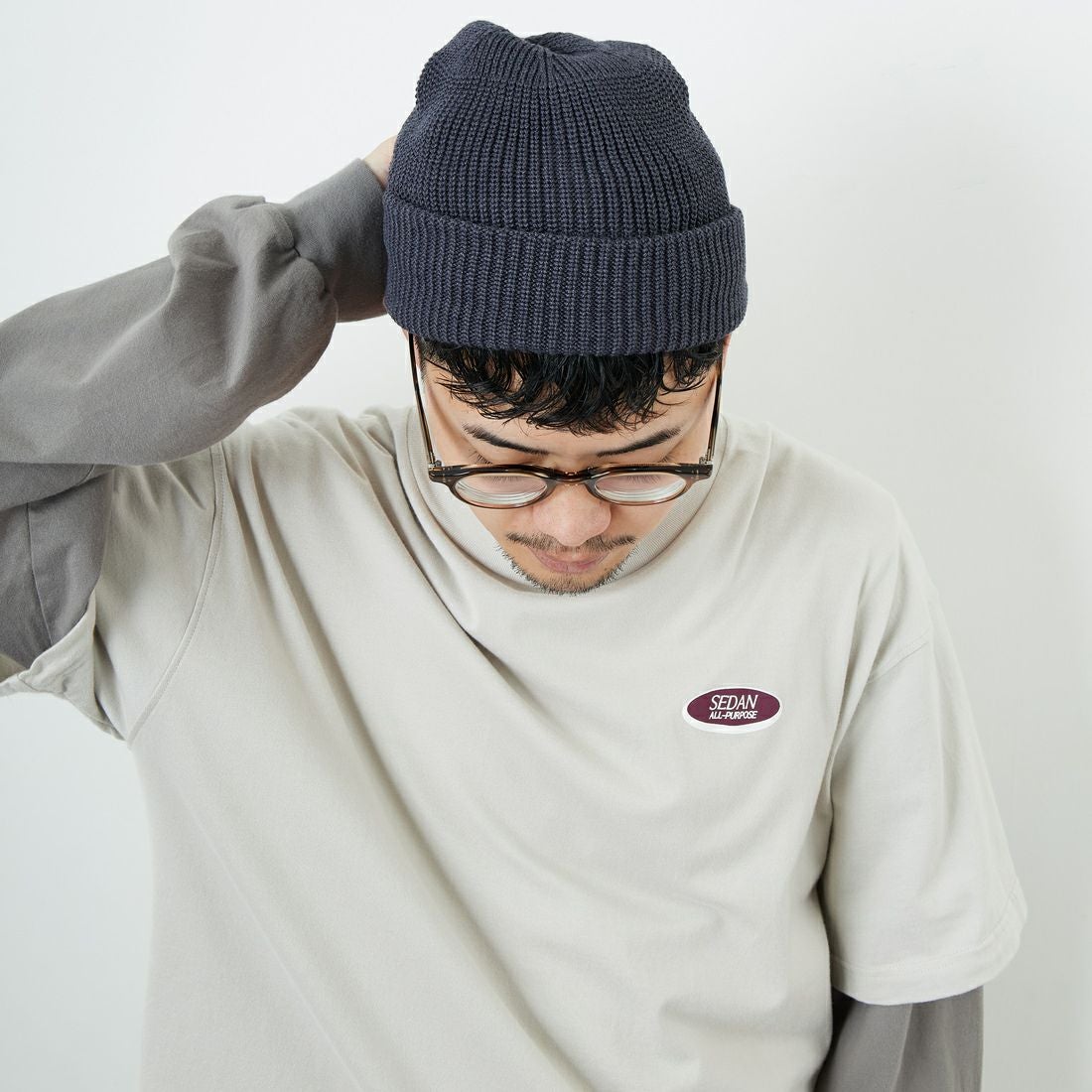 RACAL [ラカル] SK8 ロールニットキャップ [RL-18-956] CHARCOAL
