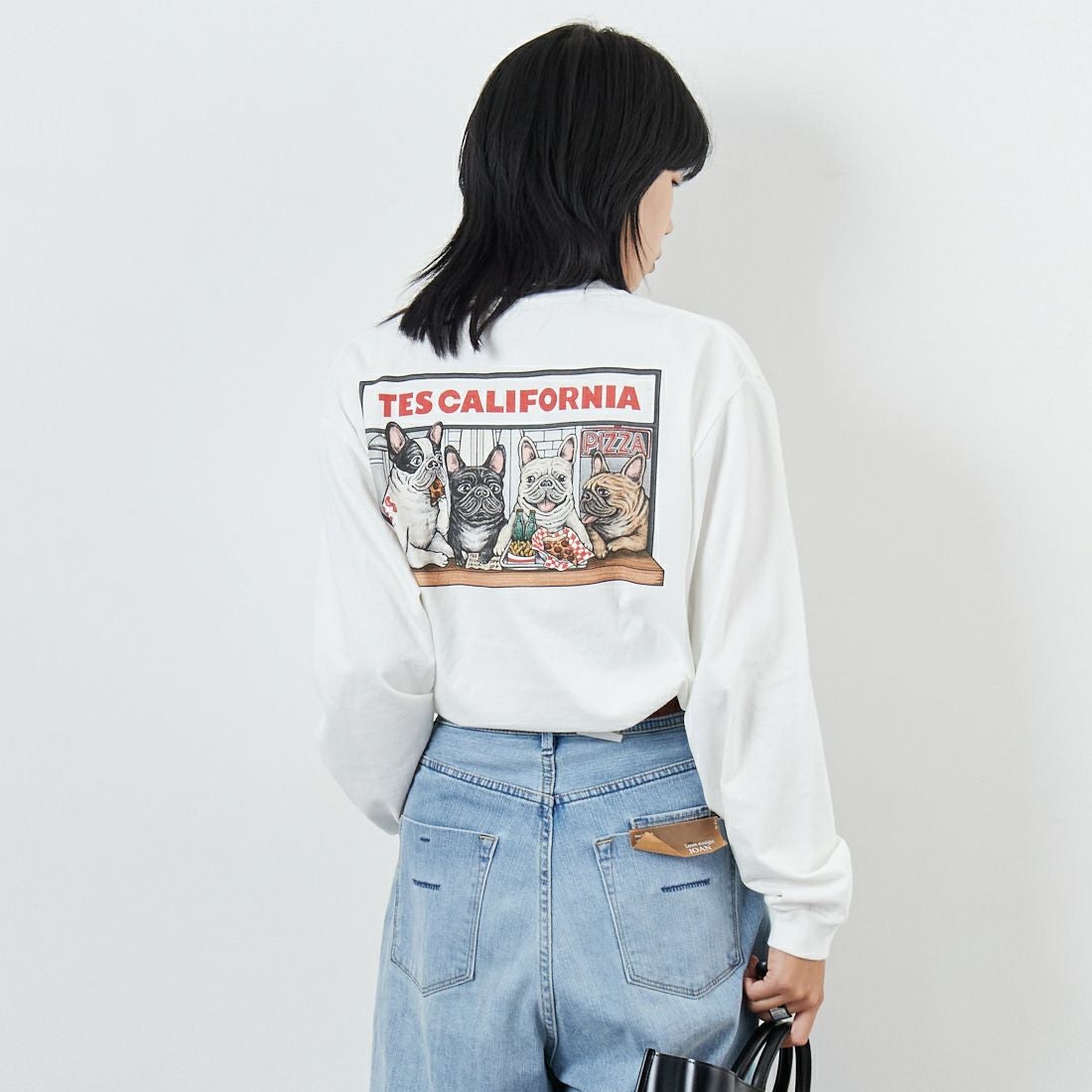 07 WHITE&&モデル身長：167cm 着用サイズ：S&&