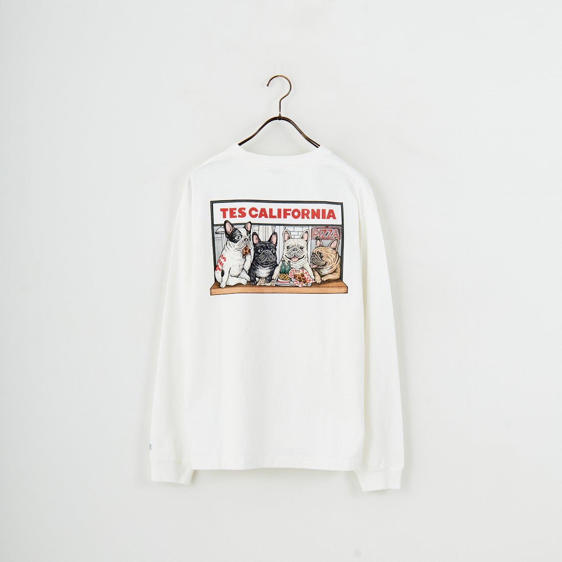 The Endless Summer [エンドレスサマー] CALIFORNIA PIZZA DINER ロングスリーブTシャツ [FH-25774328] 07 WHITE