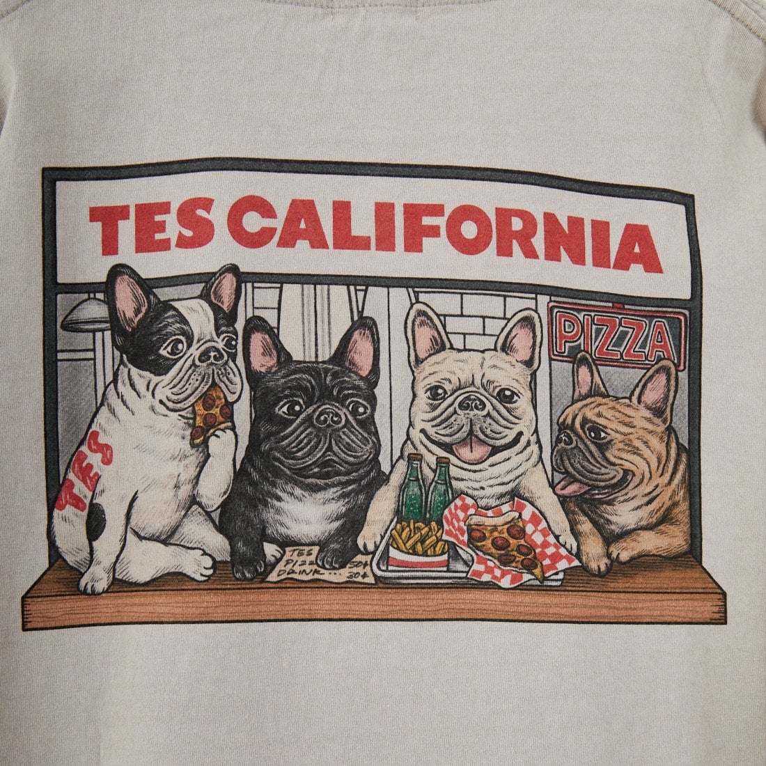 The Endless Summer [エンドレスサマー] CALIFORNIA PIZZA DINER ロングスリーブTシャツ [FH-25774328] 04 GRAY