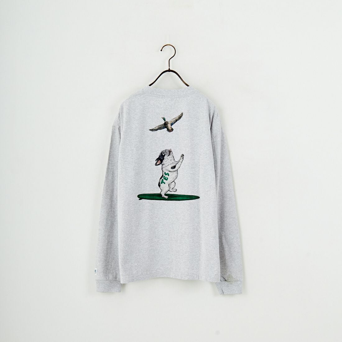 The Endless Summer [エンドレスサマー] 4カラーロゴプリント ロングスリーブTシャツ [FH-25774326] 03 MIX GRY