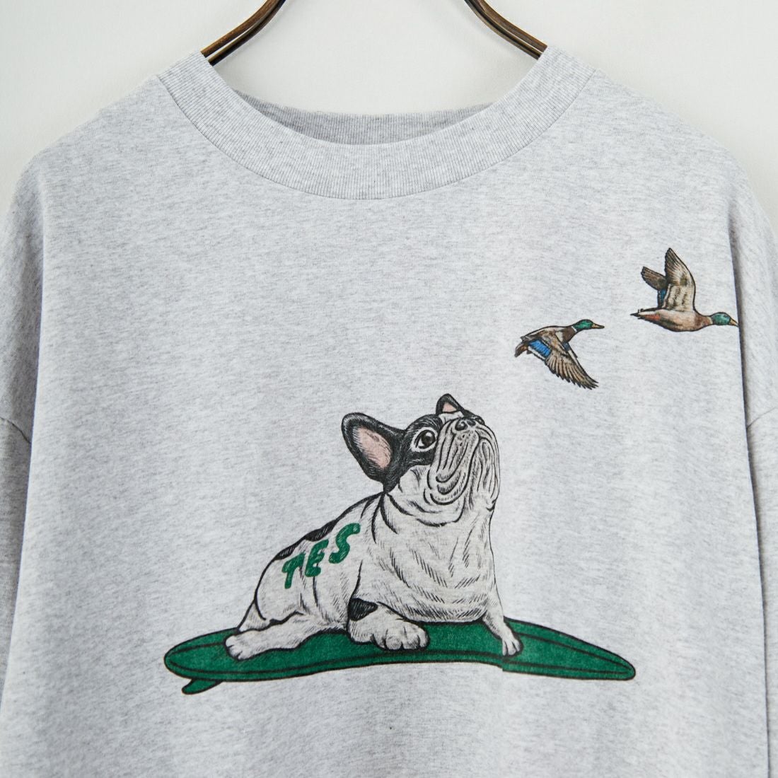 The Endless Summer [エンドレスサマー] 4カラーロゴプリント ロングスリーブTシャツ [FH-25774326] 03 MIX GRY