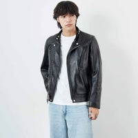 010 BLACK&&モデル身長：179cm 着用サイズ：M&&