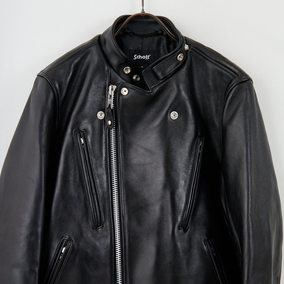 Schott [ショット] ダブルブレスト ライダースジャケット [7825950010] 010 BLACK