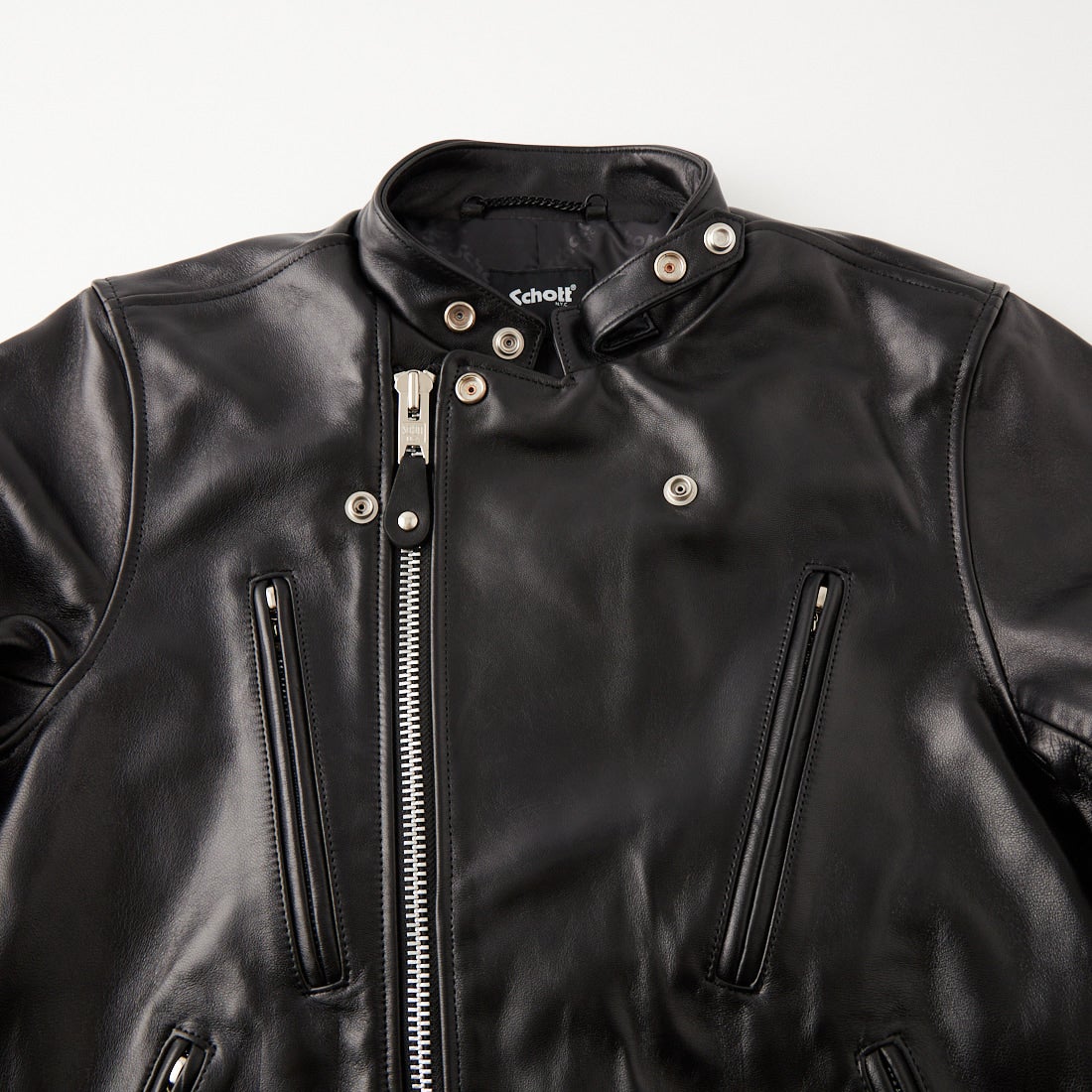 Schott [ショット] ダブルブレスト ライダースジャケット [7825950010] 010 BLACK