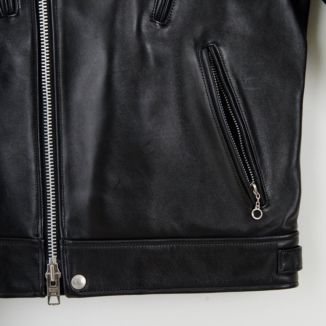 Schott [ショット] ダブルブレスト ライダースジャケット [7825950010] 010 BLACK