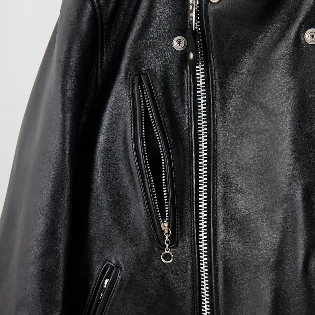 Schott [ショット] ダブルブレスト ライダースジャケット [7825950010] 010 BLACK