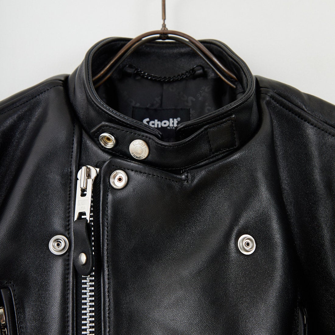 Schott [ショット] ダブルブレスト ライダースジャケット [7825950010] 010 BLACK