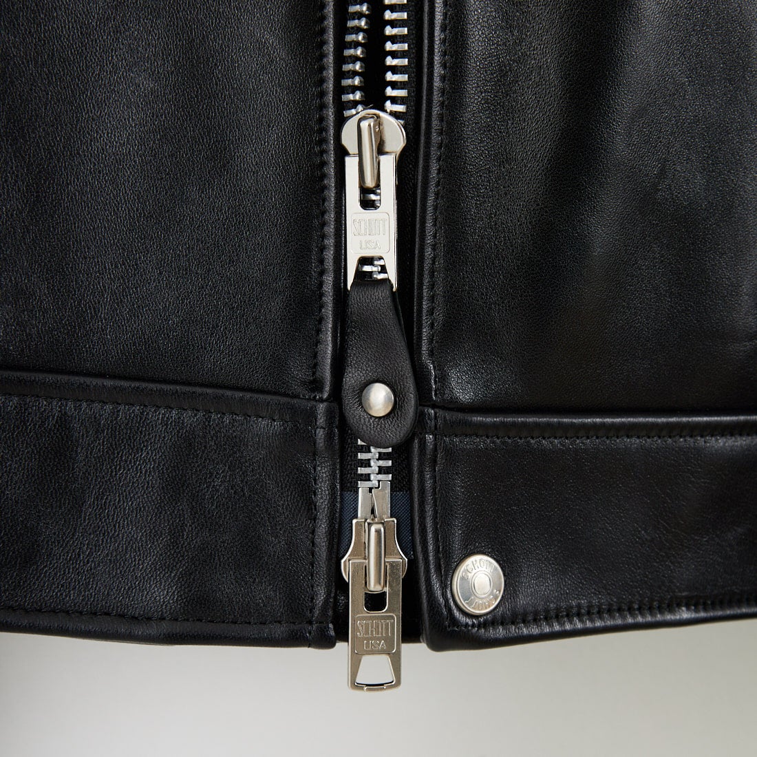 Schott [ショット] ダブルブレスト ライダースジャケット [7825950010] 010 BLACK