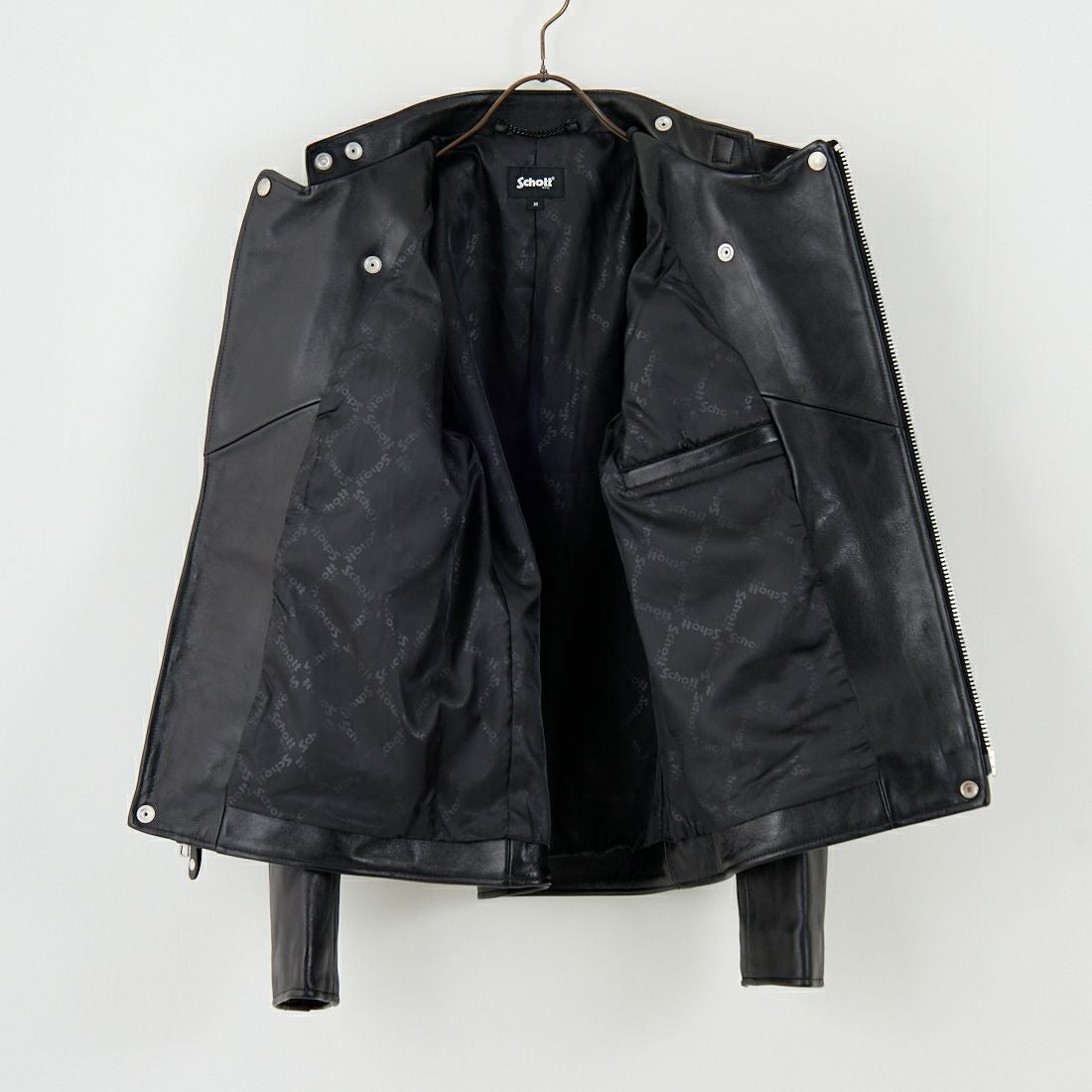 Schott [ショット] ダブルブレスト ライダースジャケット [7825950010] 010 BLACK