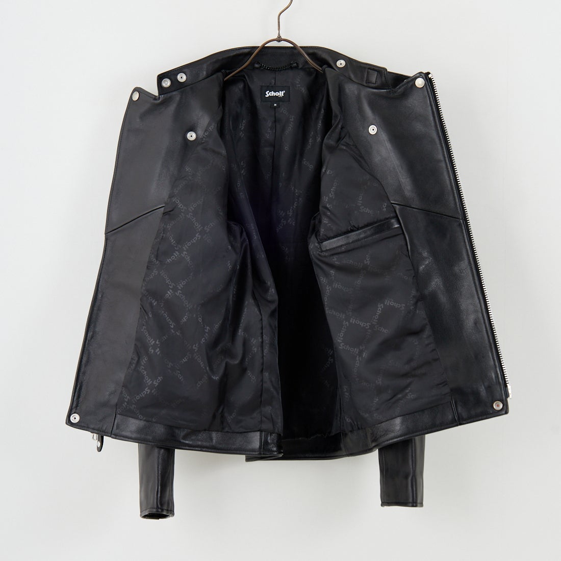 Schott [ショット] ダブルブレスト ライダースジャケット [7825950010] 010 BLACK