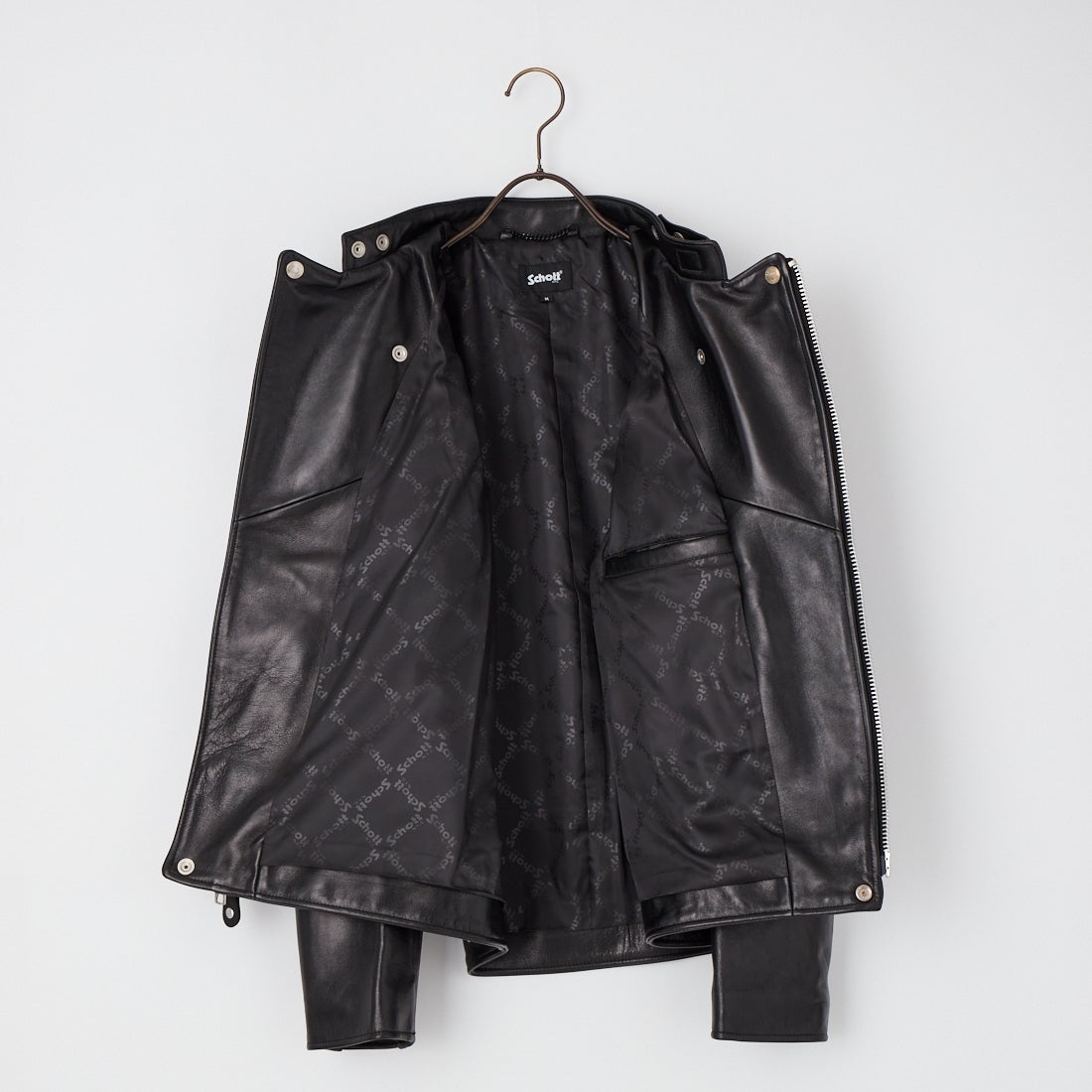 Schott [ショット] ダブルブレスト ライダースジャケット [7825950010] 010 BLACK
