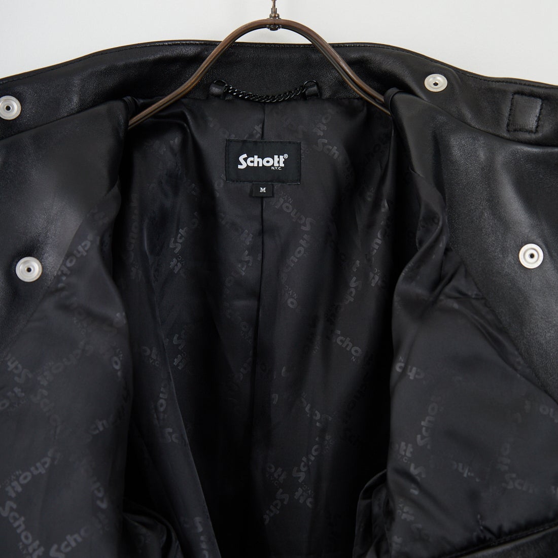 Schott [ショット] ダブルブレスト ライダースジャケット [7825950010] 010 BLACK