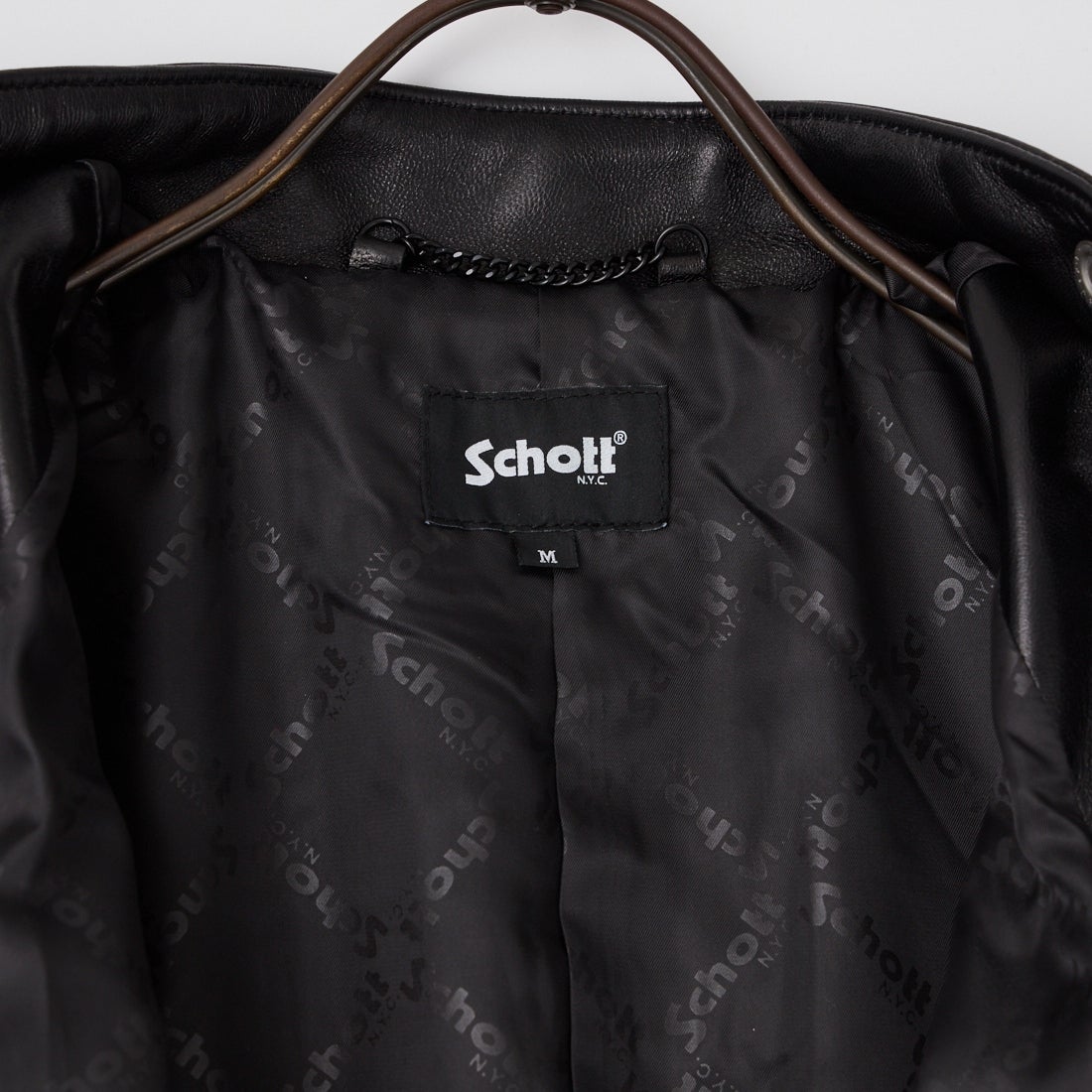 Schott [ショット] ダブルブレスト ライダースジャケット [7825950010] 010 BLACK
