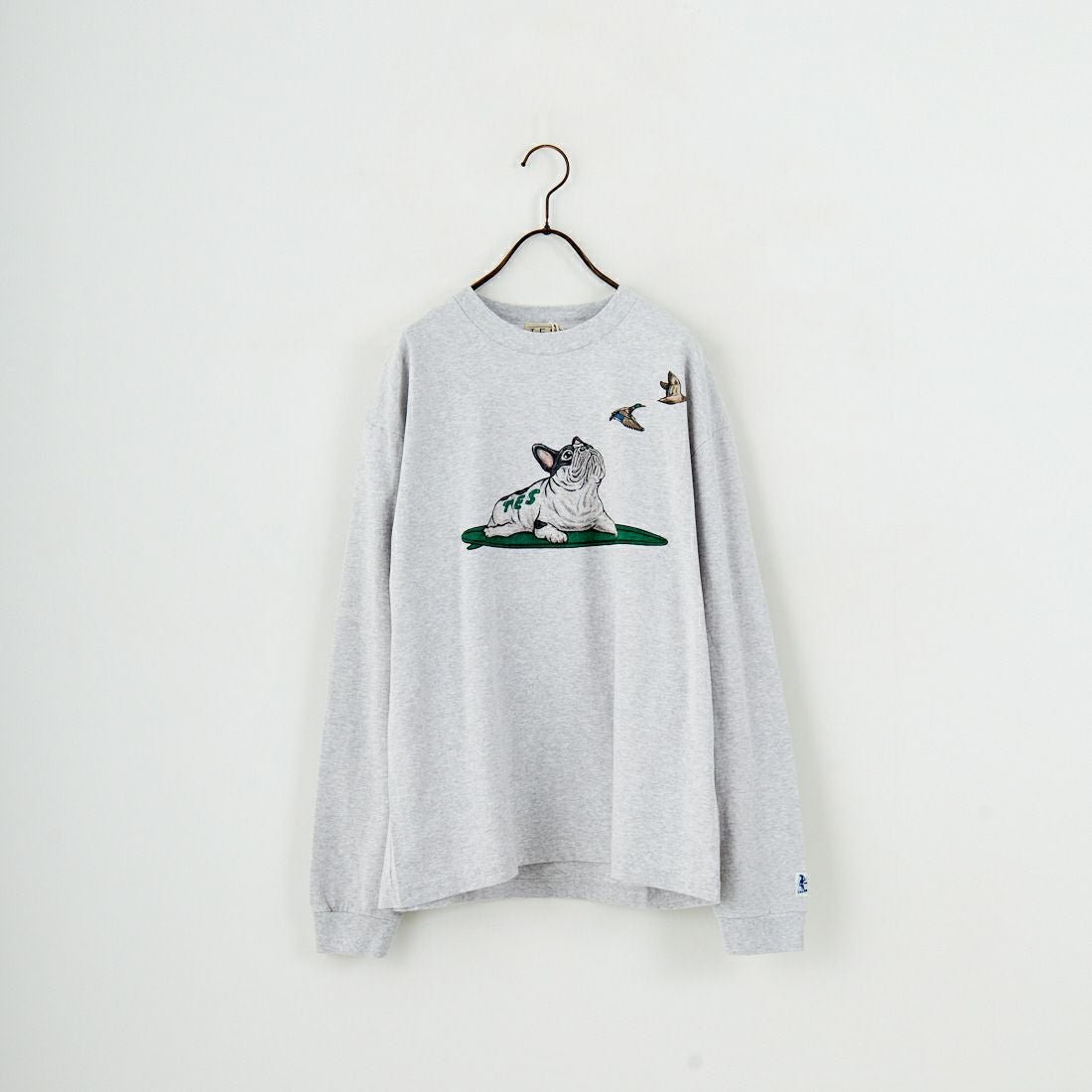 The Endless Summer [エンドレスサマー] 4カラーロゴプリント ロングスリーブTシャツ [FH-25774326] 03 MIX GRY