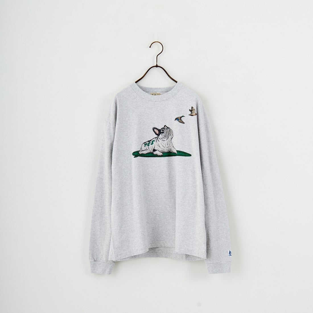 The Endless Summer [エンドレスサマー] 4カラーロゴプリント ロングスリーブTシャツ [FH-25774326] 03 MIX GRY