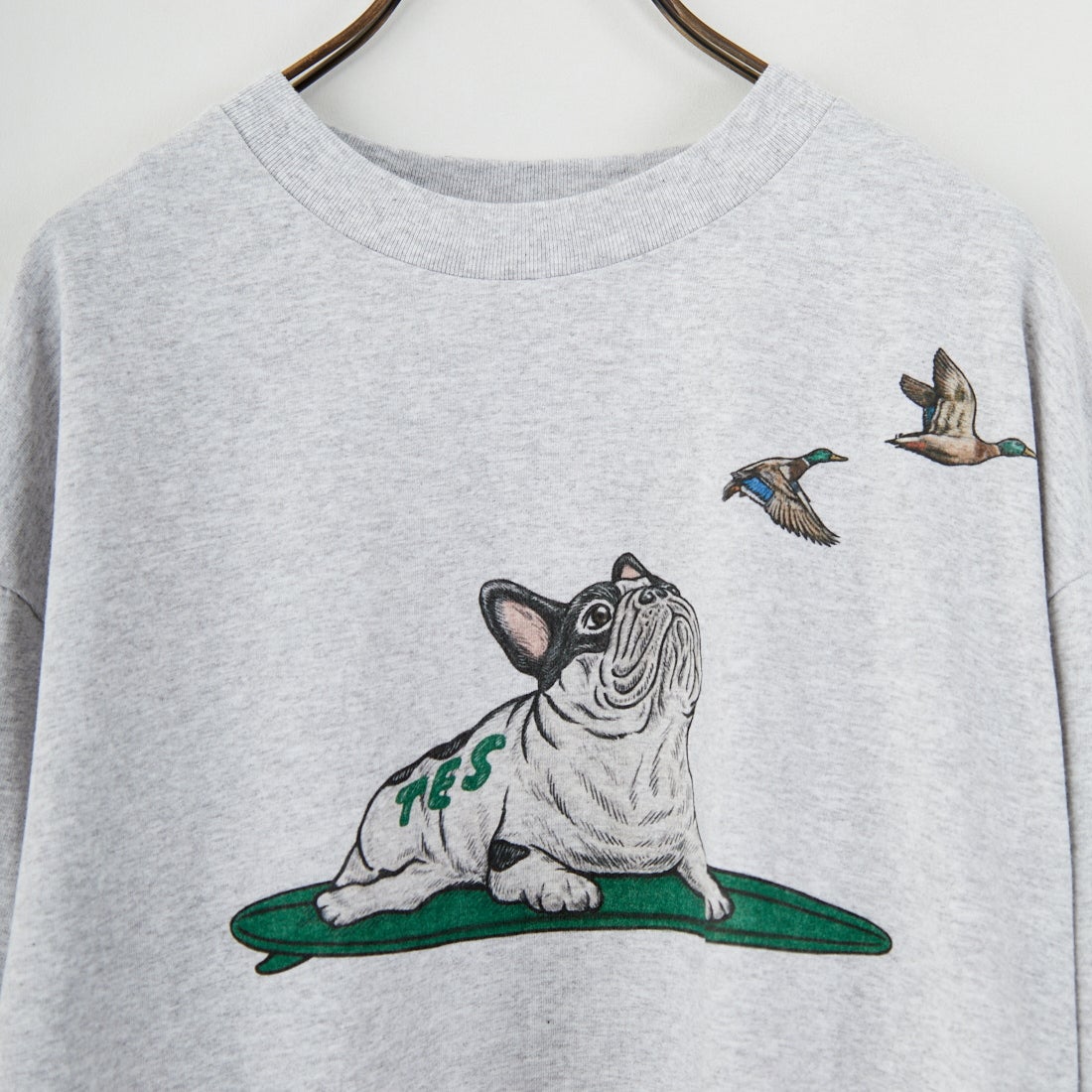 The Endless Summer [エンドレスサマー] 4カラーロゴプリント ロングスリーブTシャツ [FH-25774326] 03 MIX GRY