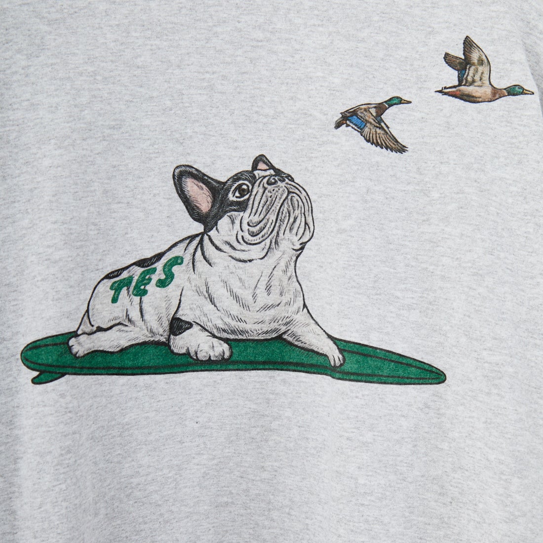 The Endless Summer [エンドレスサマー] 4カラーロゴプリント ロングスリーブTシャツ [FH-25774326] 03 MIX GRY