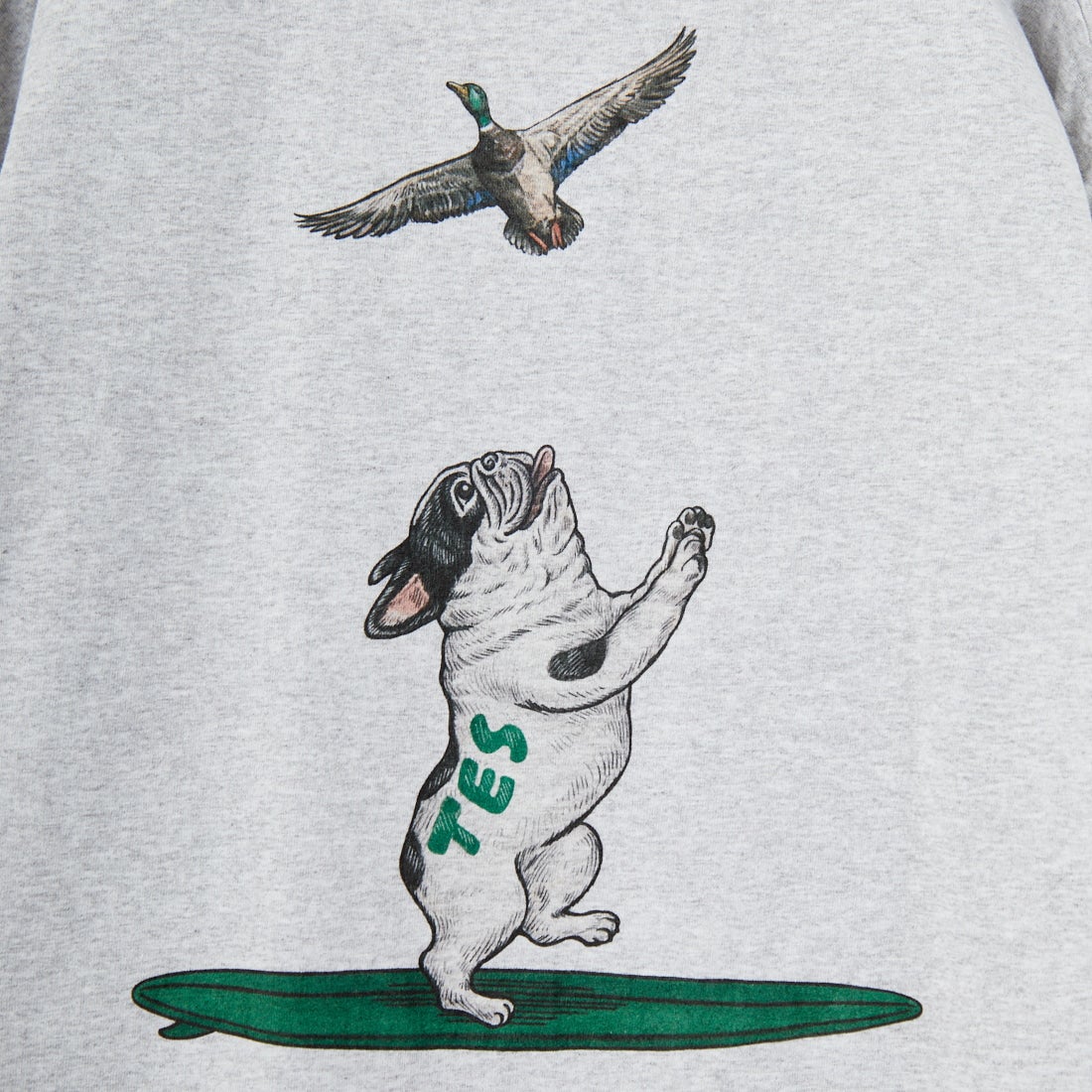 The Endless Summer [エンドレスサマー] 4カラーロゴプリント ロングスリーブTシャツ [FH-25774326] 03 MIX GRY