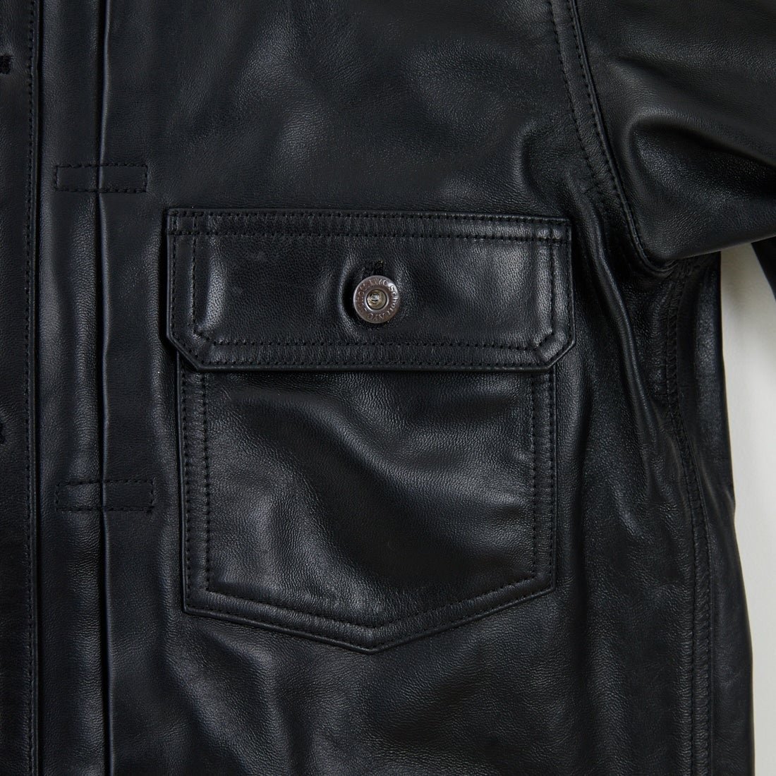 Schott [ショット] シープレザー トラッカージャケット [7825950015] 010 BLACK