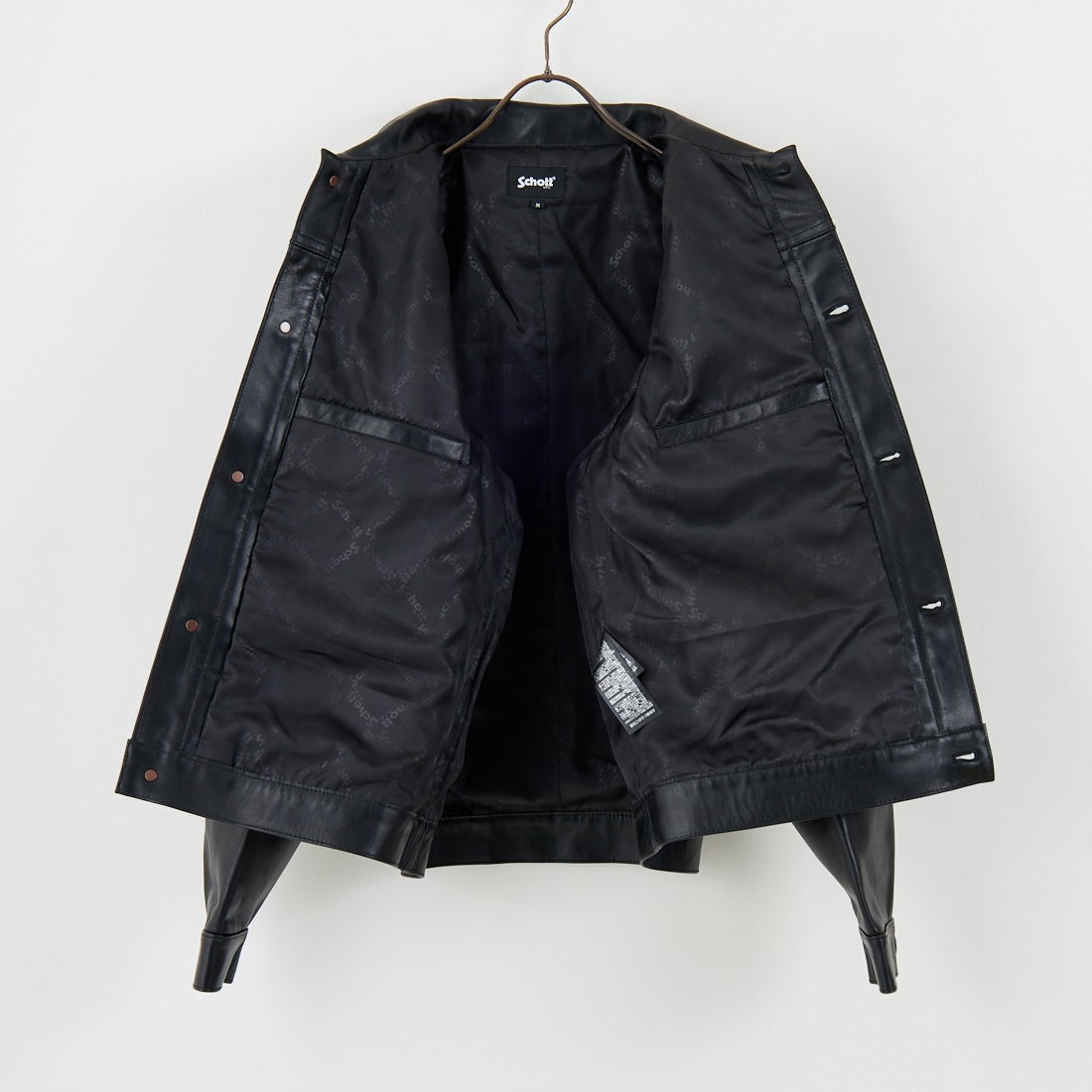 Schott [ショット] シープレザー トラッカージャケット [7825950015] 010 BLACK