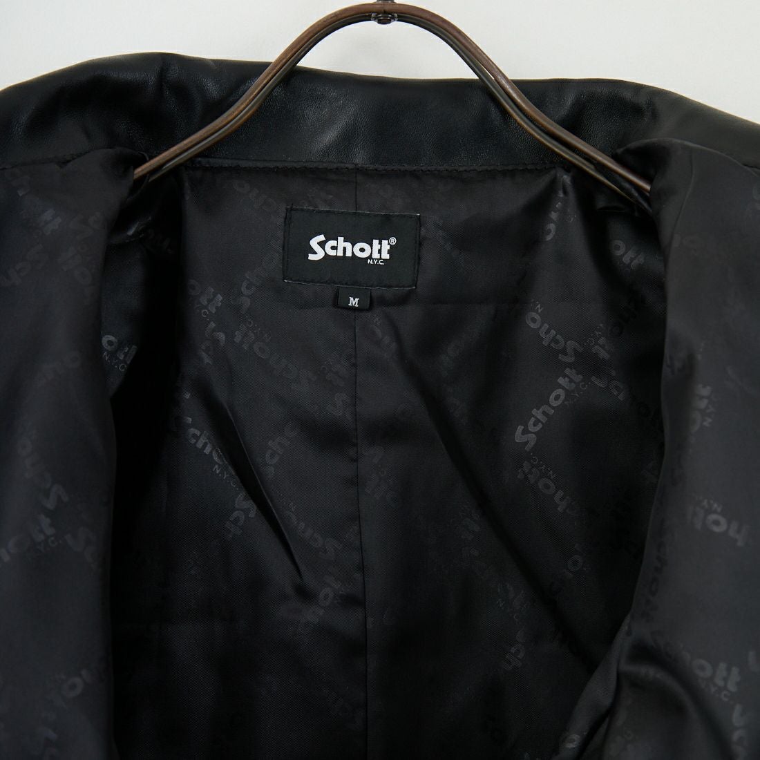 Schott [ショット] シープレザー トラッカージャケット [7825950015] 010 BLACK