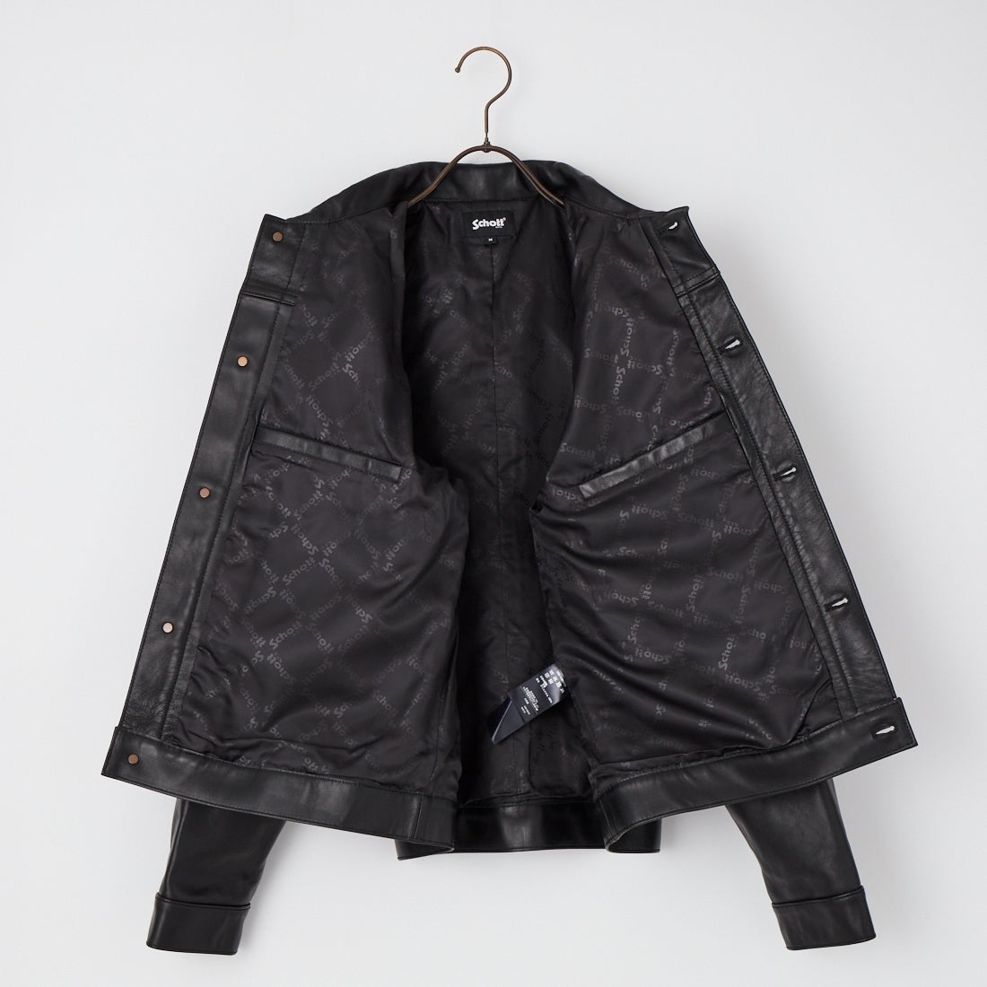 Schott [ショット] シープレザー トラッカージャケット [7825950015] 010 BLACK