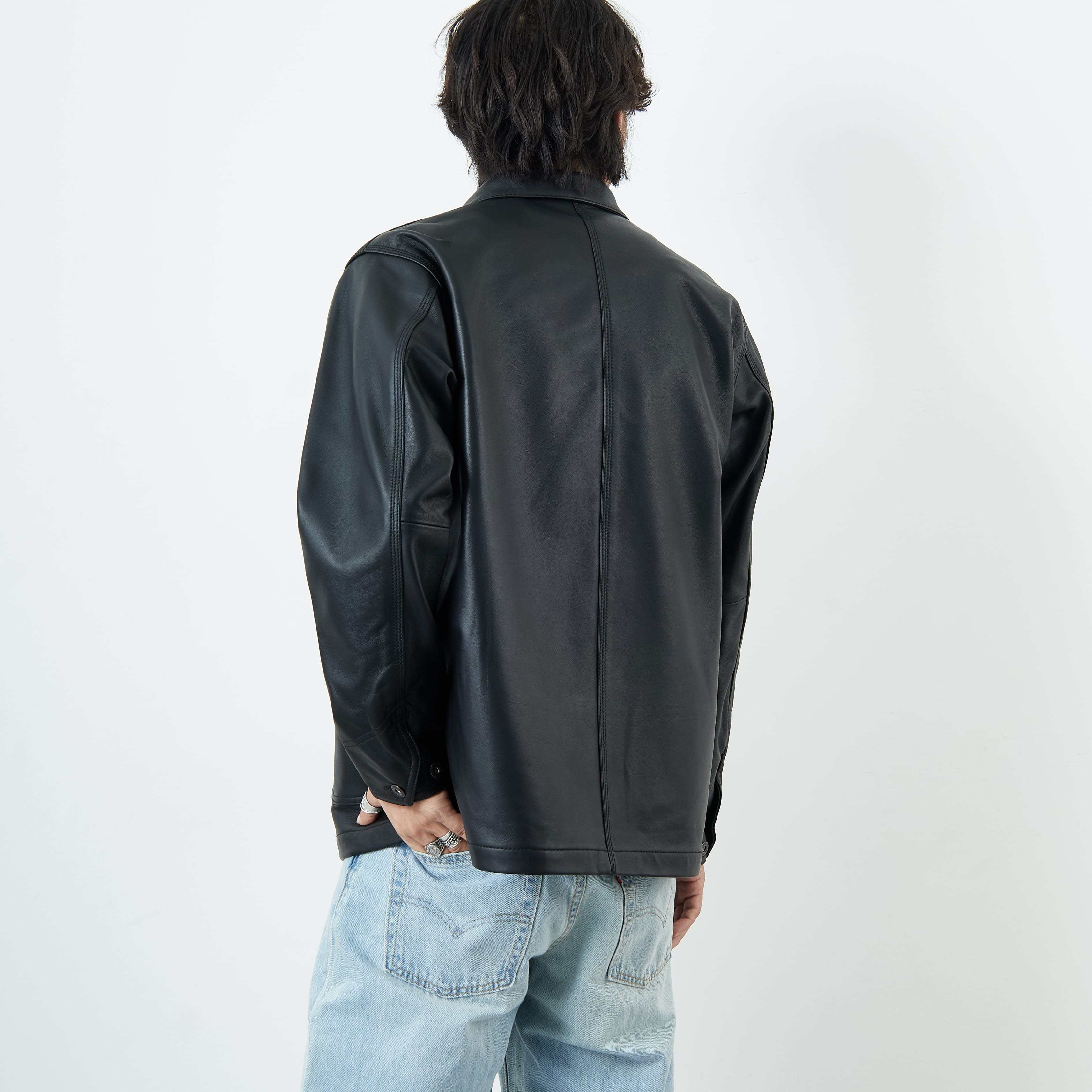 Schott [ショット] ラムレザー カバーオールジャケット [7825950012