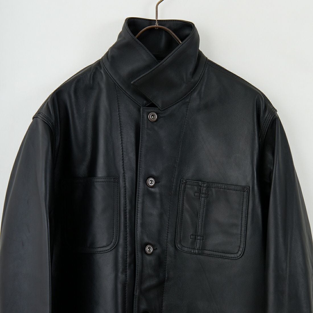 Schott [ショット] ラムレザー カバーオールジャケット [7825950012] 010 BLACK