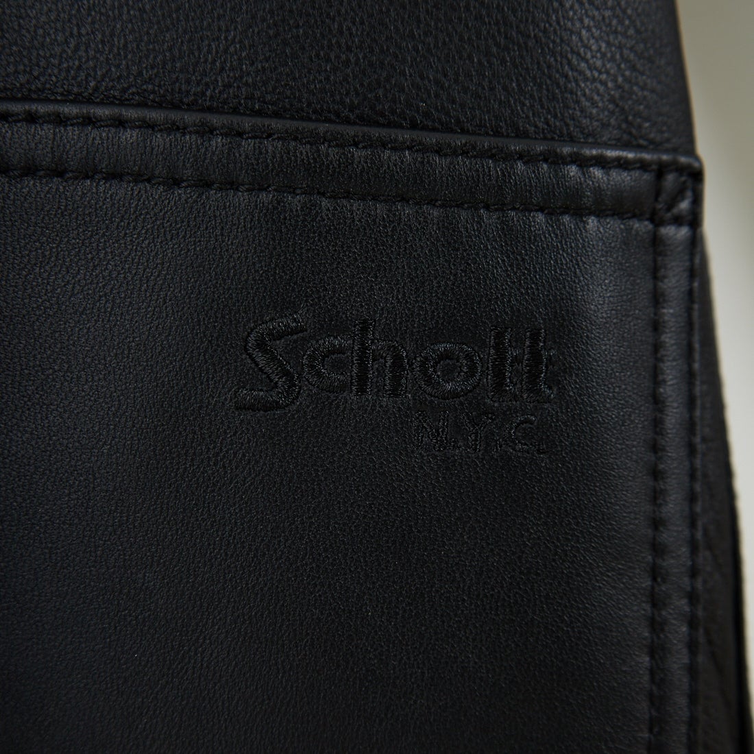 Schott [ショット] ラムレザー カバーオールジャケット [7825950012] 010 BLACK