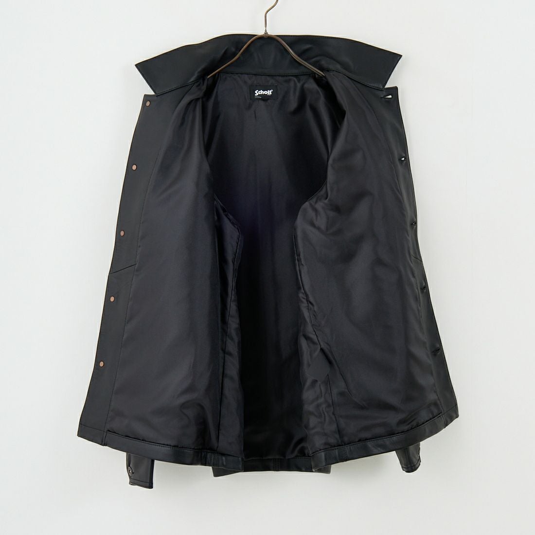 Schott [ショット] ラムレザー カバーオールジャケット [7825950012] 010 BLACK