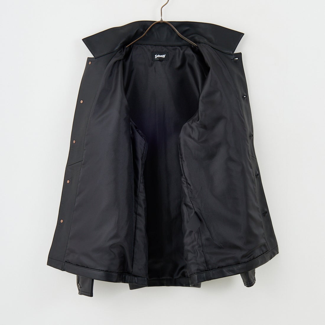 Schott [ショット] ラムレザー カバーオールジャケット [7825950012] 010 BLACK