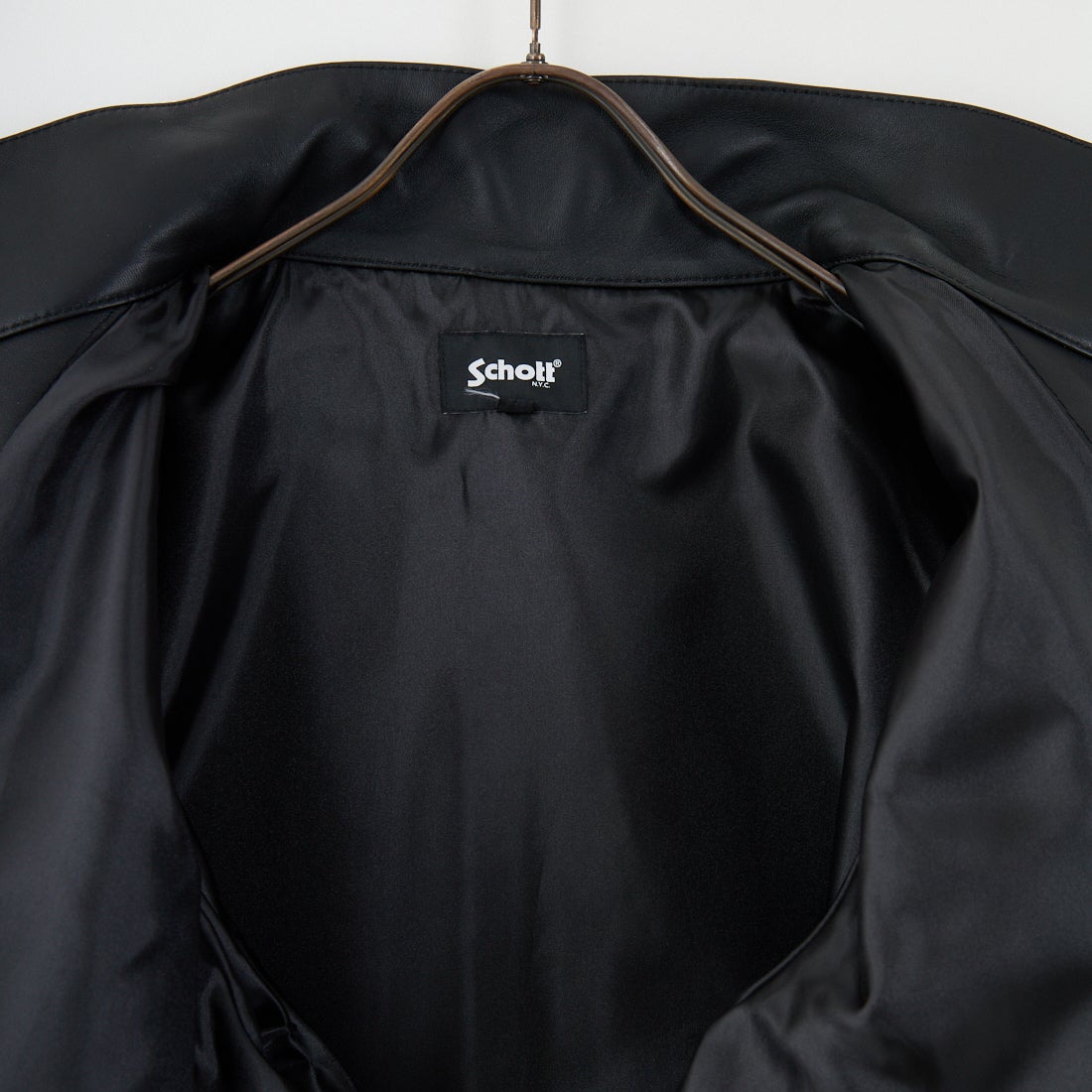 Schott [ショット] ラムレザー カバーオールジャケット [7825950012] 010 BLACK