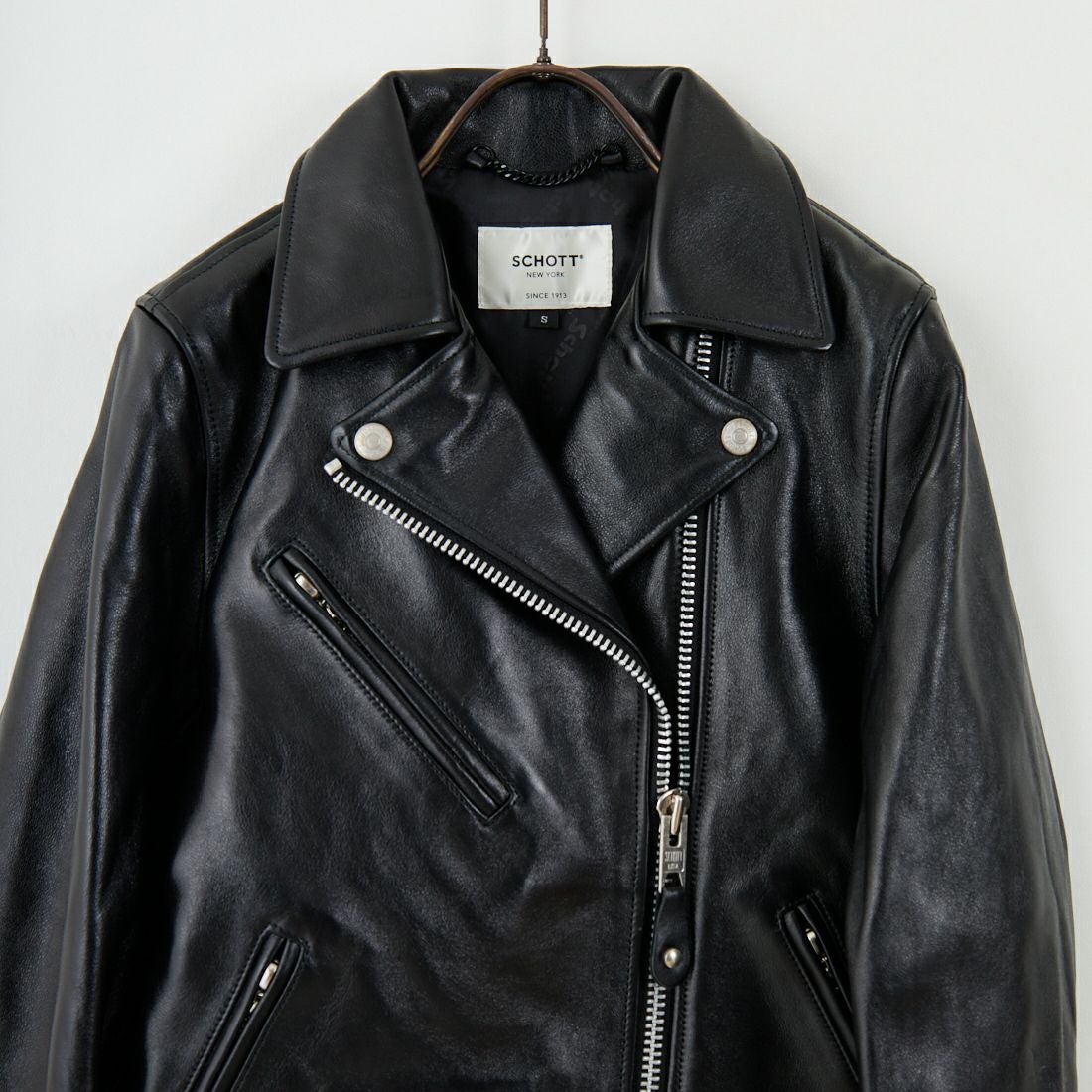 Schott [ショット] ダブルライダースジャケット [7825950601] 010 BLACK