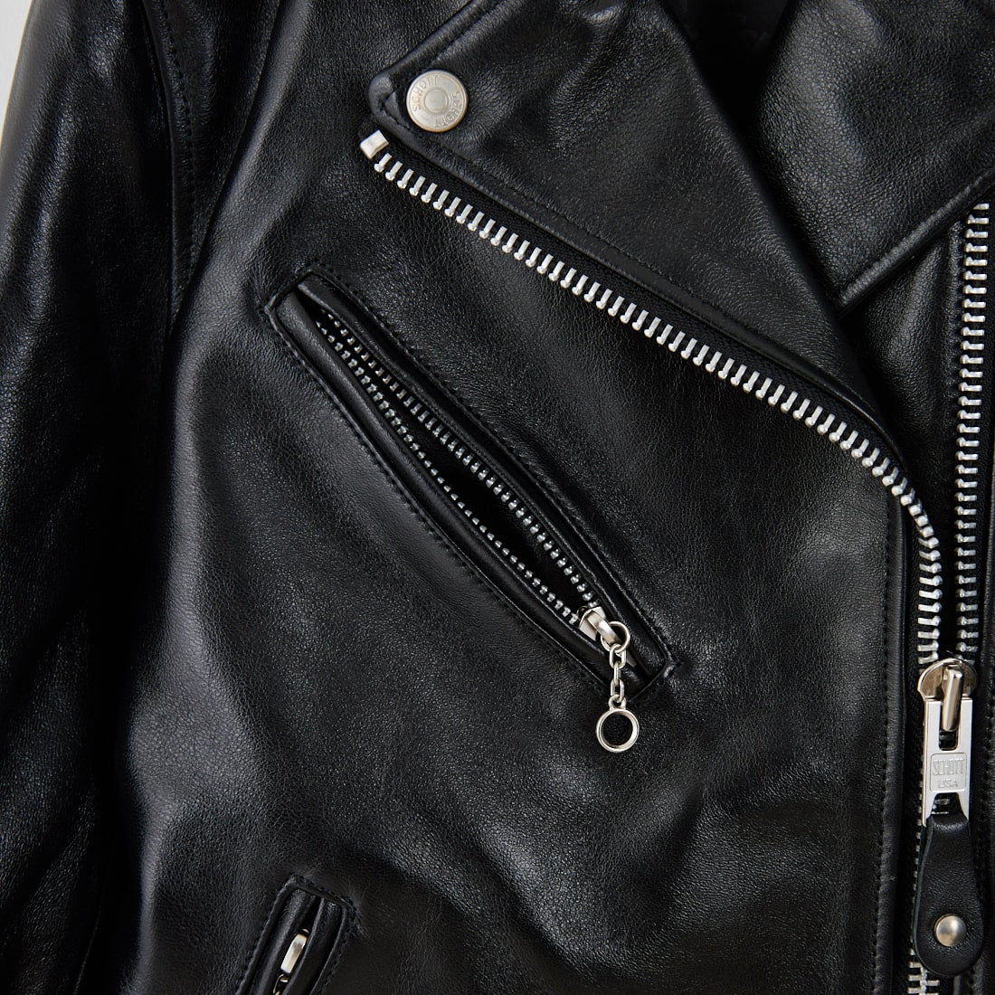 Schott [ショット] ダブルライダースジャケット [7825950601] 010 BLACK