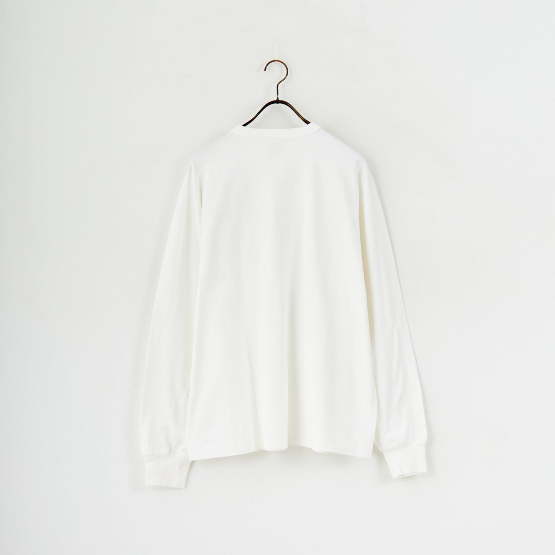 Health knit [ヘルスニット] ヘンリーネック ロングスリーブTシャツ [HR25F-M159] WHITE