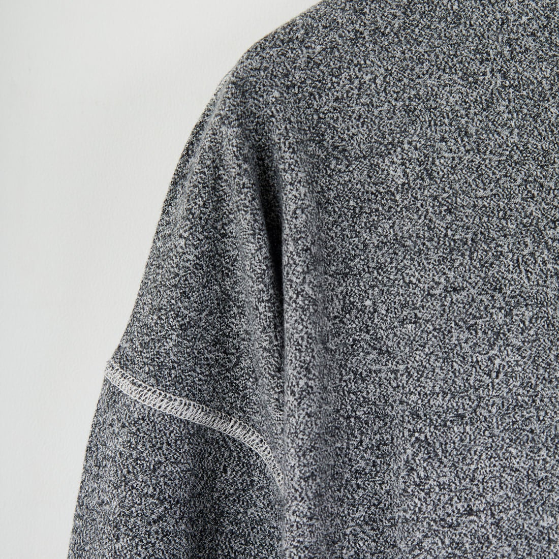 Health knit [ヘルスニット] ヘンリーネック ロングスリーブTシャツ [HR25F-M159] H.CHARCOAL