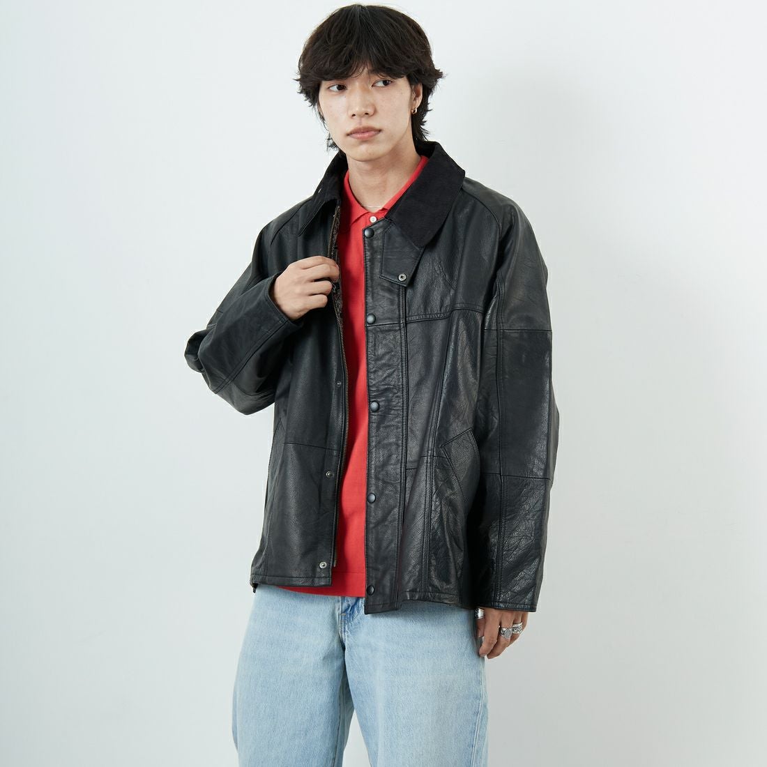 BLACK&&モデル身長：179cm 着用サイズ：2&&