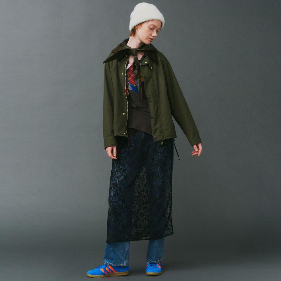 Barbour [バブアー] 別注 中綿入り TRANSPORT トランスポートジャケット [MCAS205-JF] OLIVE