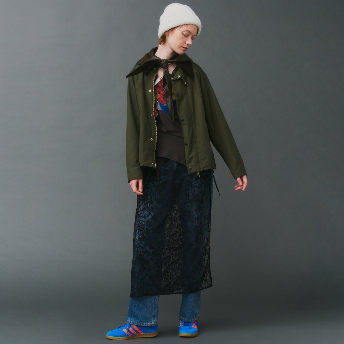 Barbour [バブアー] 別注 中綿入り TRANSPORT トランスポートジャケット [MCAS205-JF] OLIVE